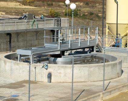 Depuradora de agua instalada por Hideco