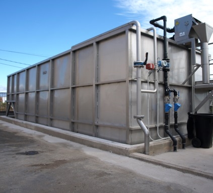 EDAR COMPACTA A. INOX. PARA BODEGAS NAVAJAS