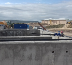 Depuradoras en ejecución en Campos de Borja - Zaragoza