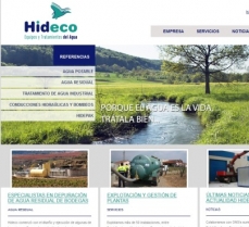 HIDECO, estrena web con el objetivo de seguir mejorando.