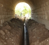 Prolongación de las redes de saneamiento e instalación fosa séptica